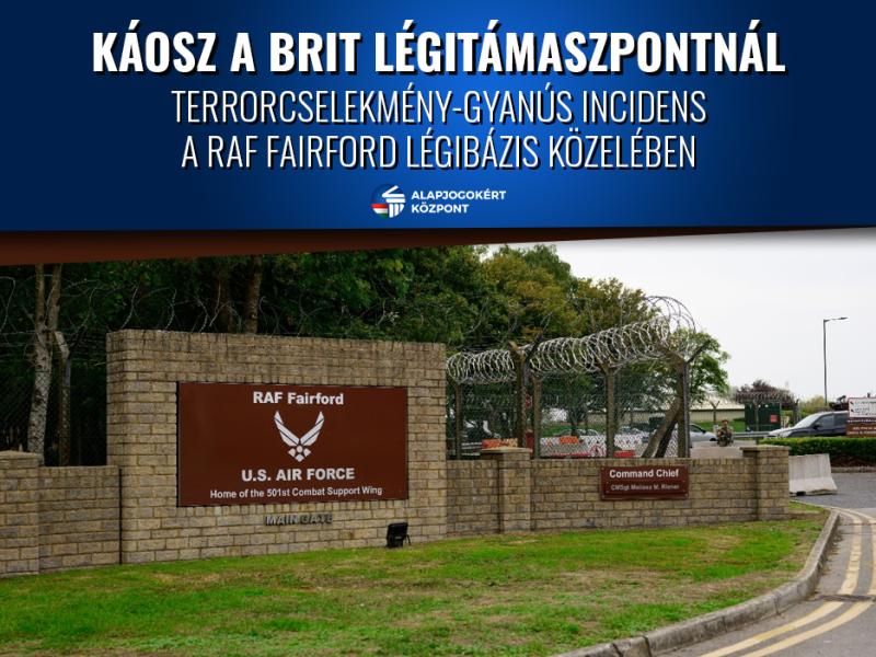 KÁOSZ A BRIT LÉGITÁMASZPONTNÁL