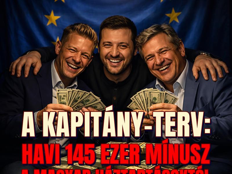 A Kapitány-terv: havi 145 ezer mínusz a magyar háztartásoktól